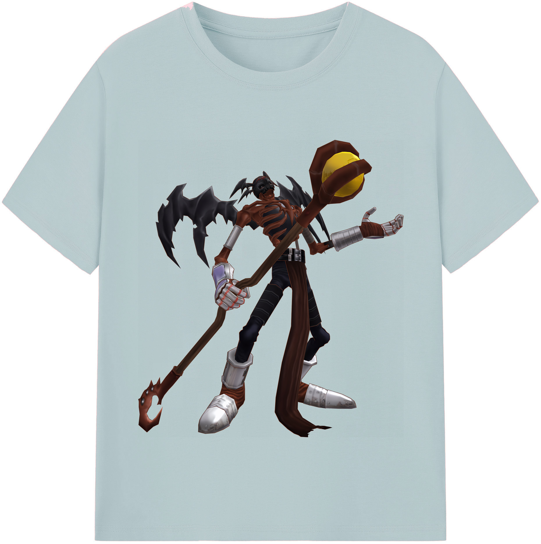 （画像用） Digimon デジタルモンスター/デジモン 綿100％半袖Tシャツ（フロントプリント）